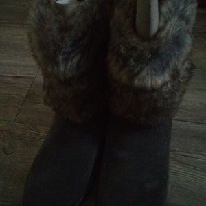 Minnetonka Women's Charcoal Everett Boots